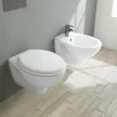 CeraStyle LILA fali WC - perem nélküli - VORTEX örvényöblítéssel