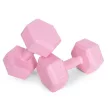 Hex súlyzó szett 2x3 kg rózsaszín