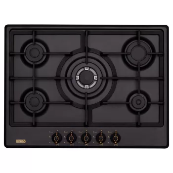 EVIDO RUSTIC-H 70A gáz főzőlap, 70 cm,antracit/bronz