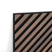 Akusztikus falpanel Deco I dió hatású 260x60x1,8 cm