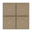 Akusztikus falpanel Deco IV bambusz hatású 60x60x1,8 cm