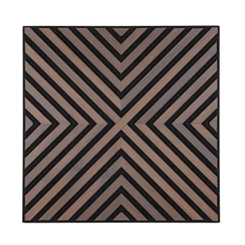 Akusztikus falpanel Deco IV dió hatású 60x60x1,8 cm