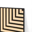 Akusztikus falpanel Deco V bambusz hatású 60x60x1,8 cm