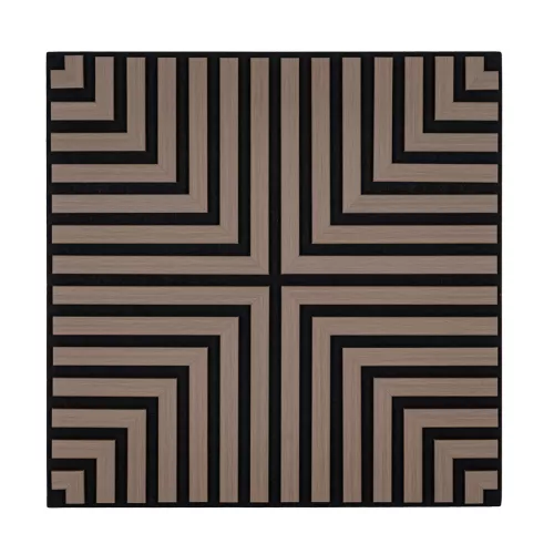 Akusztikus falpanel Deco V olajos tölgy hatású 60x60x1,8 cm