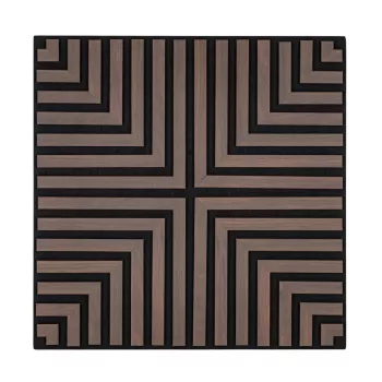 Akusztikus falpanel Deco V dió hatású 60x60x1,8 cm
