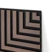 Akusztikus falpanel Deco V dió hatású 60x60x1,8 cm