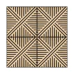 Akusztikus falpanel Deco VI bambusz hatású 60x60x1,8 cm