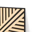 Akusztikus falpanel Deco VI bambusz hatású 60x60x1,8 cm