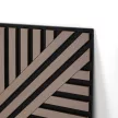 Akusztikus falpanel Deco VI olajos tölgy hatású 60x60x1,8 cm