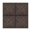 Akusztikus falpanel Deco VI dió hatású 60x60x1,8 cm
