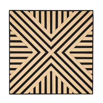Akusztikus falpanel Deco VII bambusz hatású 60x60x1,8 cm