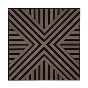Akusztikus falpanel Deco VII dió hatású 60x60x1,8 cm