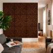 Akusztikus falpanel Deco VII dió hatású 60x60x1,8 cm