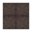 Akusztikus falpanel Deco VII dió hatású 60x60x1,8 cm