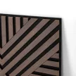 Akusztikus falpanel Deco VII dió hatású 60x60x1,8 cm