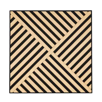 Akusztikus falpanel Deco VIII bambusz hatású 60x60x1,8 cm