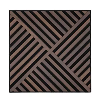 Akusztikus falpanel Deco VIII dió hatású 60x60x1,8 cm