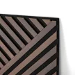 Akusztikus falpanel Deco VIII dió hatású 60x60x1,8 cm