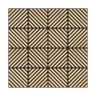 Akusztikus falpanel Deco IX bambusz hatású 60x60x1,8 cm