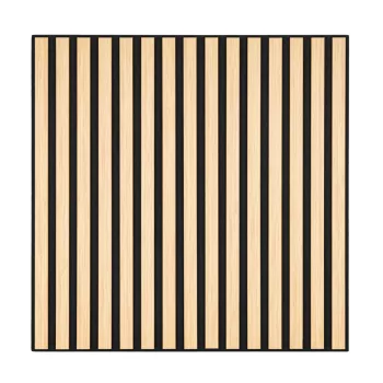 Akusztikus falpanel Deco II bambusz hatású 60x60x1,8 cm
