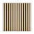 Akusztikus falpanel Deco II bambusz hatású 60x60x1,8 cm