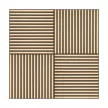 Akusztikus falpanel Deco II bambusz hatású 60x60x1,8 cm