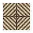 Akusztikus falpanel Deco III bambusz hatású 60x60x1,8 cm