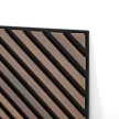 Akusztikus falpanel Deco III dió hatású 60x60x1,8 cm
