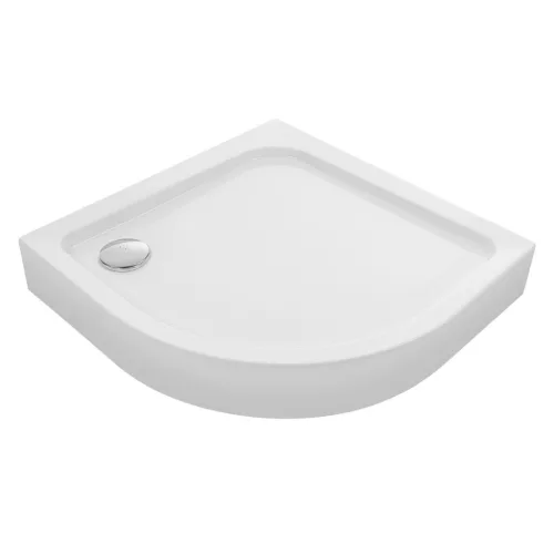 LAVEO BRESSO akril fehér zuhanytálca, 90 cm, magasság: 16 cm, mélység: 5 cm