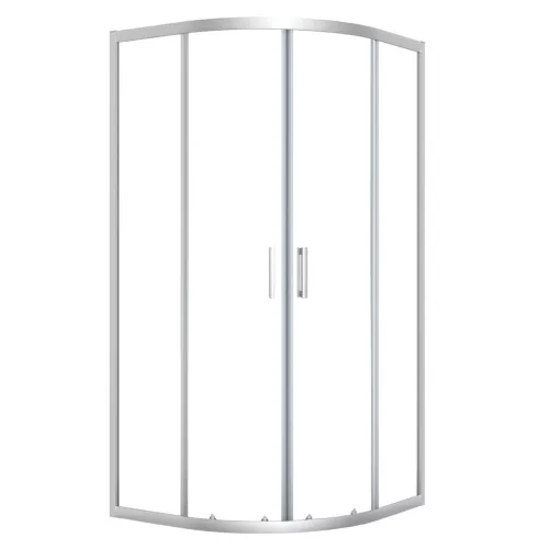 LAVEO BRESSO félkör zuhanykabin 80x80x185 cm átlátszó üveg/króm