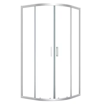   LAVEO BRESSO félkör zuhanykabin 90x90x185 cm átlátszó üveg/króm