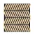 Akusztikus falpanel Deco XII bambusz hatású 60x60x1,8 cm