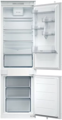 Kluge beépíthető kombi hűtőszekrény alul fagyasztóval, 194L/74L, 35dB
