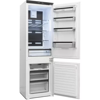   Kluge beépíthető kombi hűtőszekrény alul fagyasztóval, DualNoFrost, 170L/63L