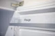 Kluge beépíthető kombi hűtőszekrény alul fagyasztóval, DualNoFrost, 180L/63L
