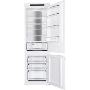   Kluge beépíthető kombi hűtőszekrény alul fagyasztóval, NoFrost, 206L/64L