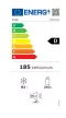 Kluge szabadonálló DarkInox kétajtós kombi hűtőszekrény, TotalNoFrost, 243L/83L