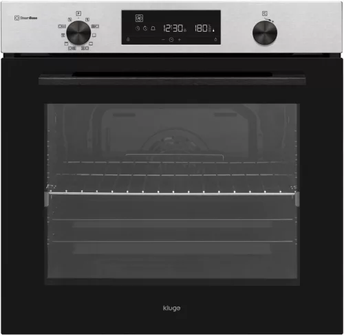 Kluge beépíthető multifunicós inox/fekete sütő, 78L