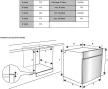 Kluge beépíthető multifunicós inox/fekete sütő, 78L