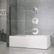 Eva 70x140 cm kádparaván Black