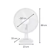 Breeze asztali ventilátor 40 W 34 cm