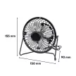 Ruen asztali usb ventilátor 5 W