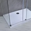 Bold-in 80x100 cm aszimmetrikus zuhanykabin zuhanytálca nélkül