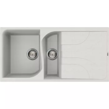  ELLECI - Gránit mosogatótálca Ego 475 G52 Bianco Pietra - Kifutó termék!