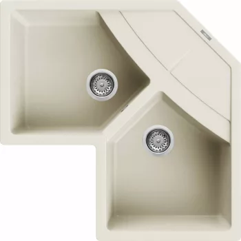 ELLECI - Gránit mosogatótálca Unico CORNER sarok G62