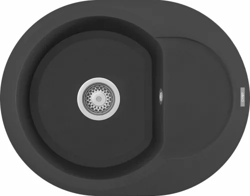 ELLECI - Gránit mosogatótálca Easy ROUND 600 G59 Antracit