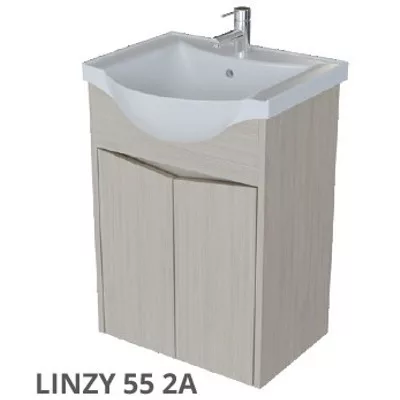 LINZY 55 FALI mosdószekrény mosdóval  TBOSS