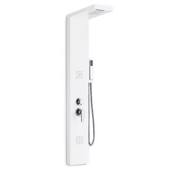 Malaga White hidromasszázs zuhanypanel