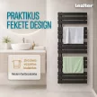 Solaro Design törölközőszárító radiátor 1400x600 mm fekete