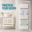 Solaro Design törölközőszárító radiátor 1600x600 mm fehér